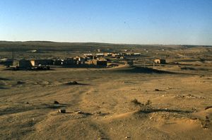 Elizabeth Bay. Ruins of old buildings