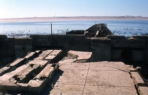 Elizabeth Bay: Possibly the jetty on the beach