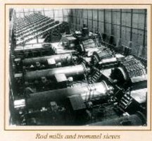 Rod mills and trommel sieves