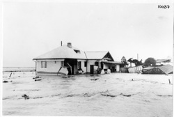 Swakopmund, damaged house after flood, 1934 