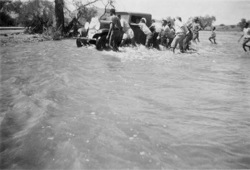 Khan river in flood. 1934 